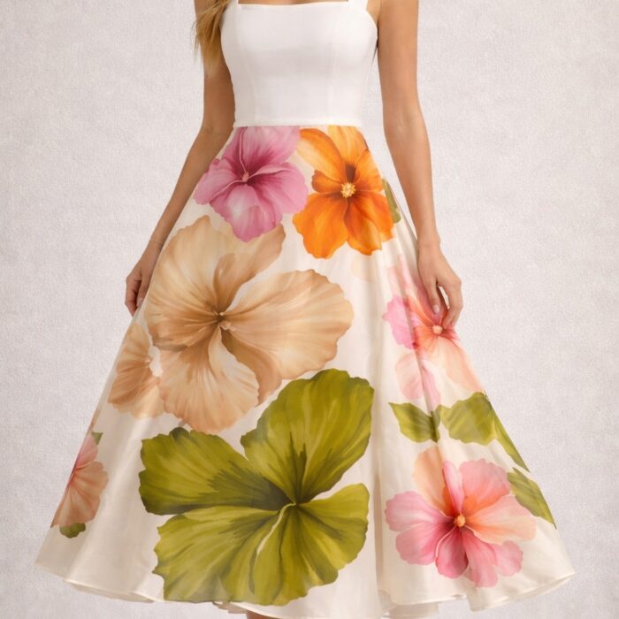 Sunset Petals Maxi