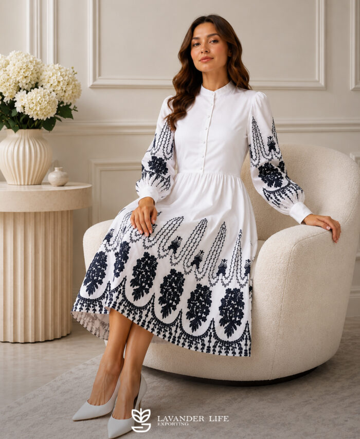 Royal Midi Dress
