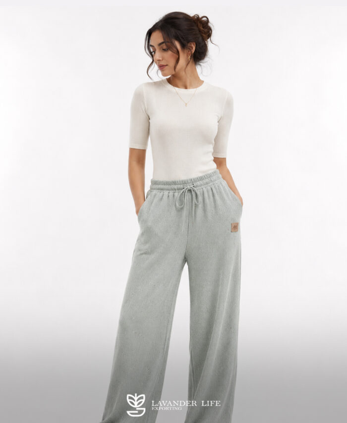 Modern wide-leg pants