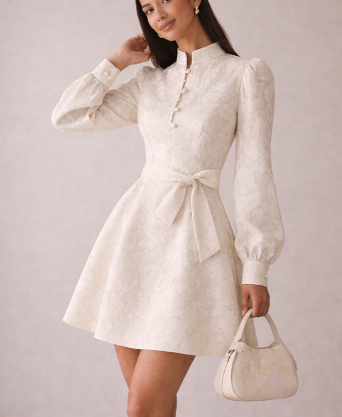 Ivory  Mini Dress